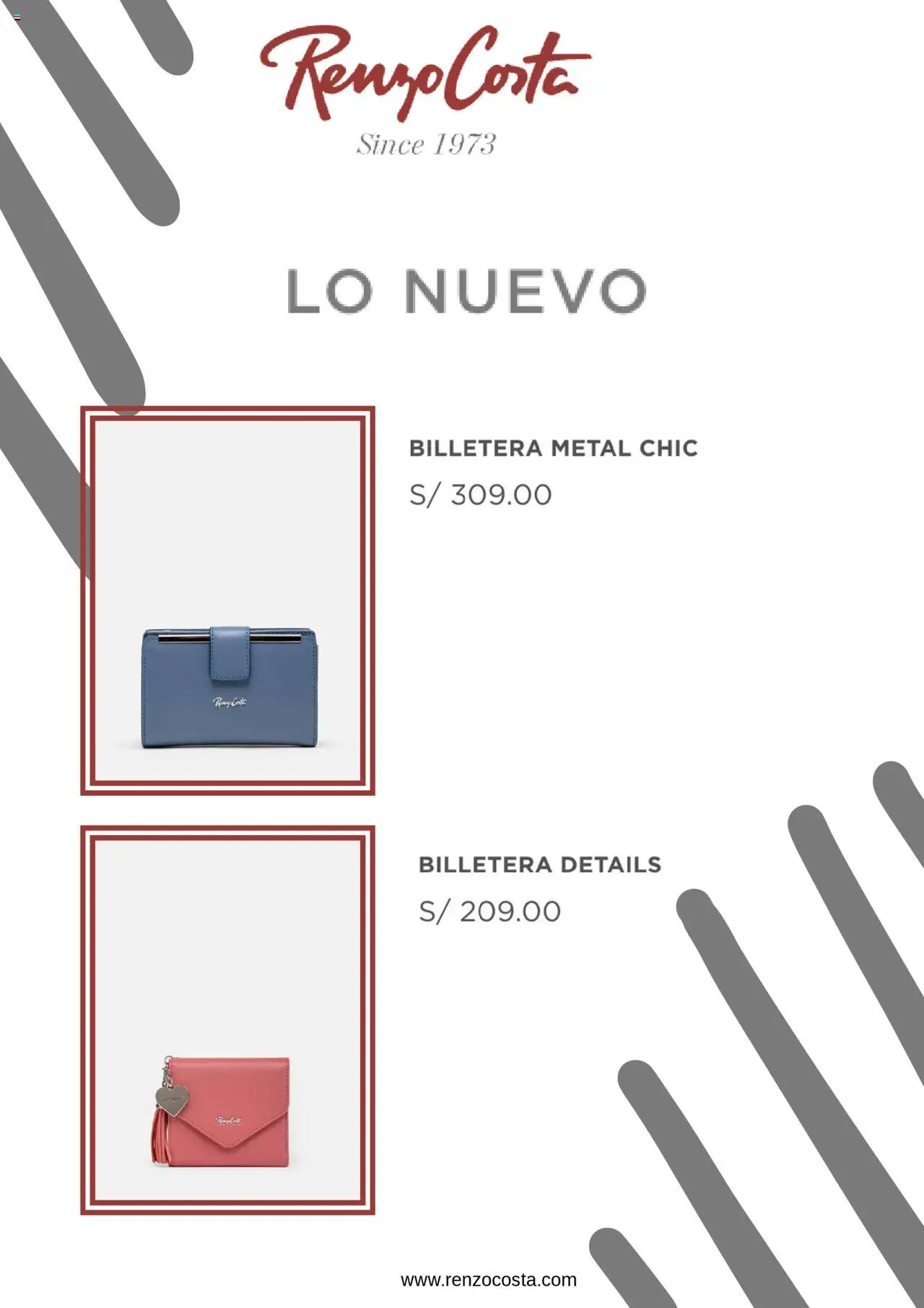 Catálogo Renzo Costa válido desde 01.07.2025 | Página: 1 | Productos: Billetera
