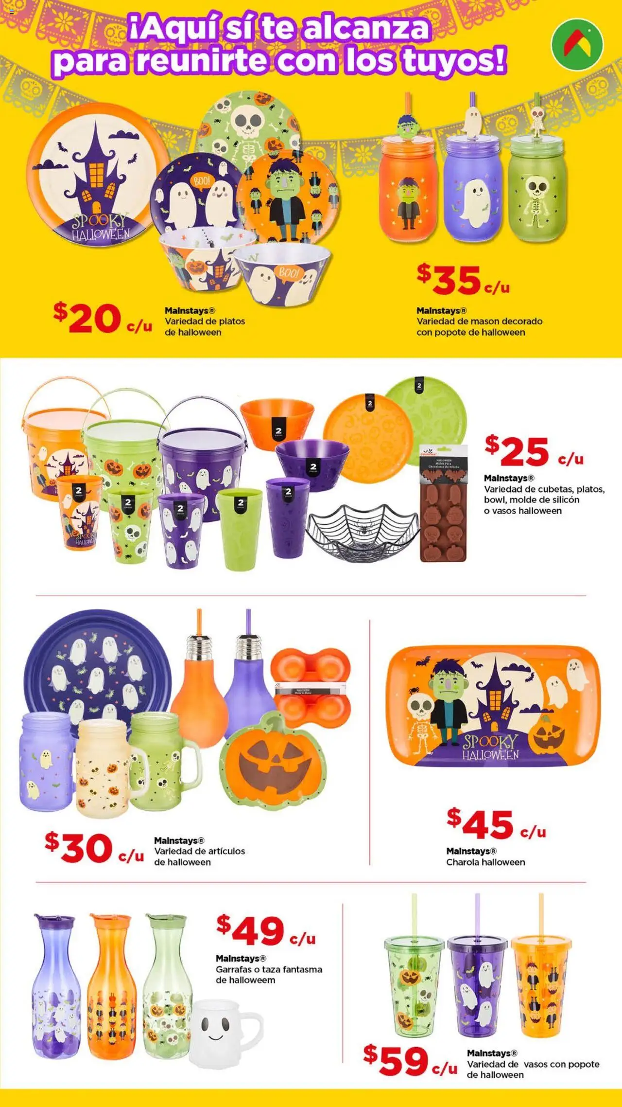 Nuevas ofertas de Bodega Aurrerá válidas en toda la República Mexicana desde el 17.09.2025. ¡Encuentra las mejores ofertas en Bodega Aurrerá - Folleto Día de Muertos! | Página: 3 | Productos: Taza, Molde, Té, Vasos