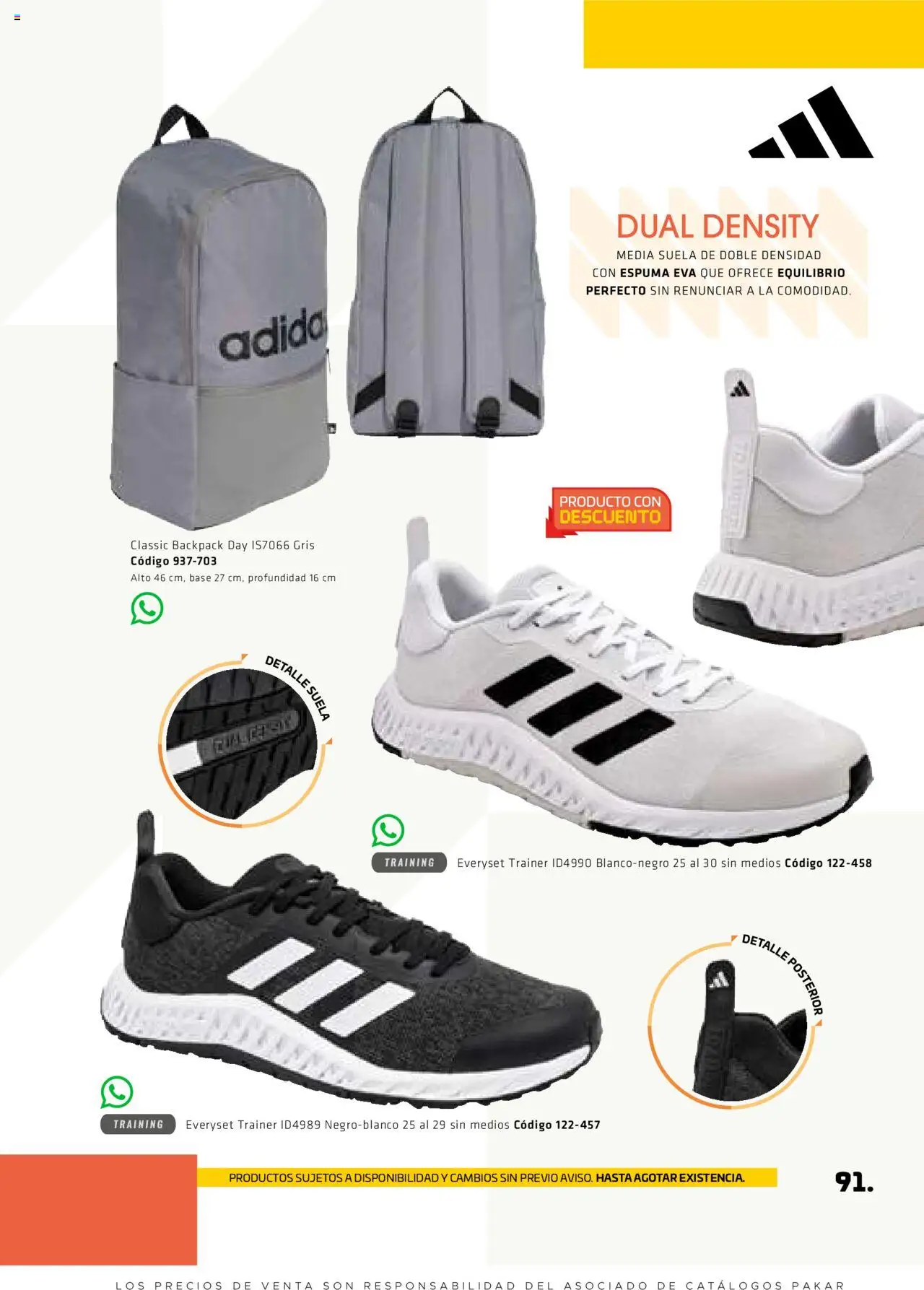 Nuevas ofertas de SC Pakar válidas en toda la República Mexicana desde el 29.08.2025. ¡Encuentra las mejores ofertas en SC Pakar - Catálogo Otoño Men Tomo 1! | Página: 91 | Productos: Espuma