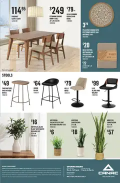 Preview of Canac - Decor Inspiration from shop Canac valid from 29.01.2026 | Page: 13 | Products: Table, Chair