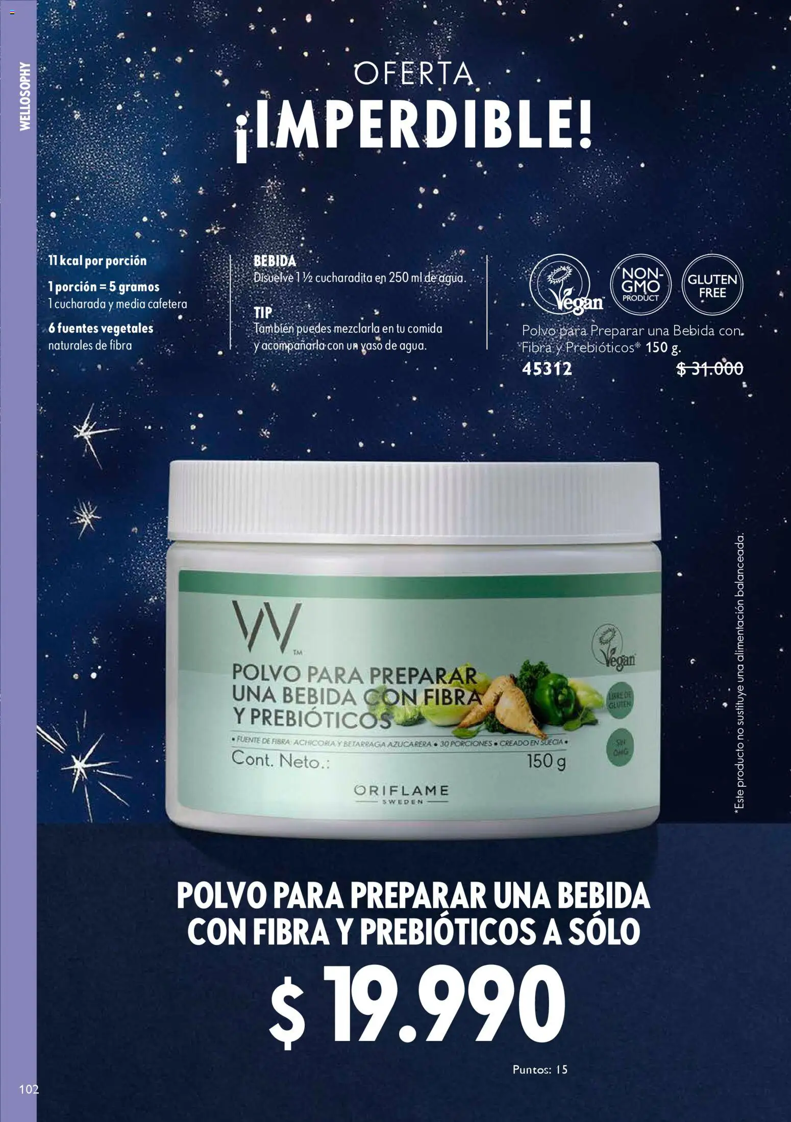 Oriflame catálogo │ válido desde el 06.12.2025 | Página: 102 | Productos: Betarraga, Cafetera, Polvo, Fuente