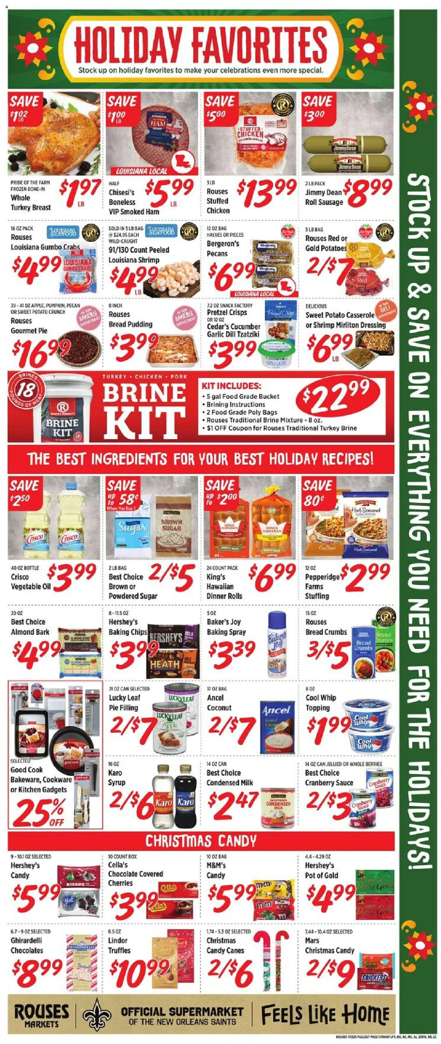 Rouses Weekly Ad - AL - valid from 12.11.2025 | Page: 3 | Products: Cherries, Berries, Sugar, Sausage