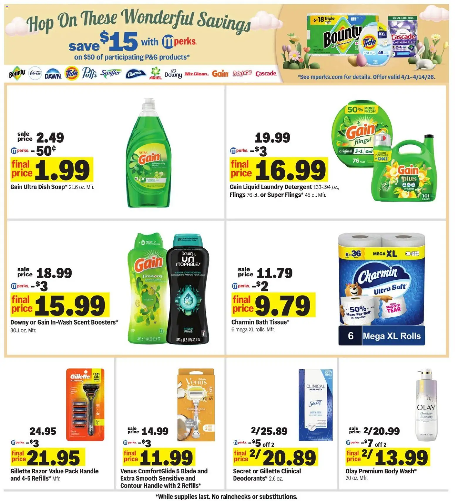 Meijer Weekly Ad - MI - valid from 01.04.2026 | Page: 42 | Products: Bath, Detergent, Body Wash