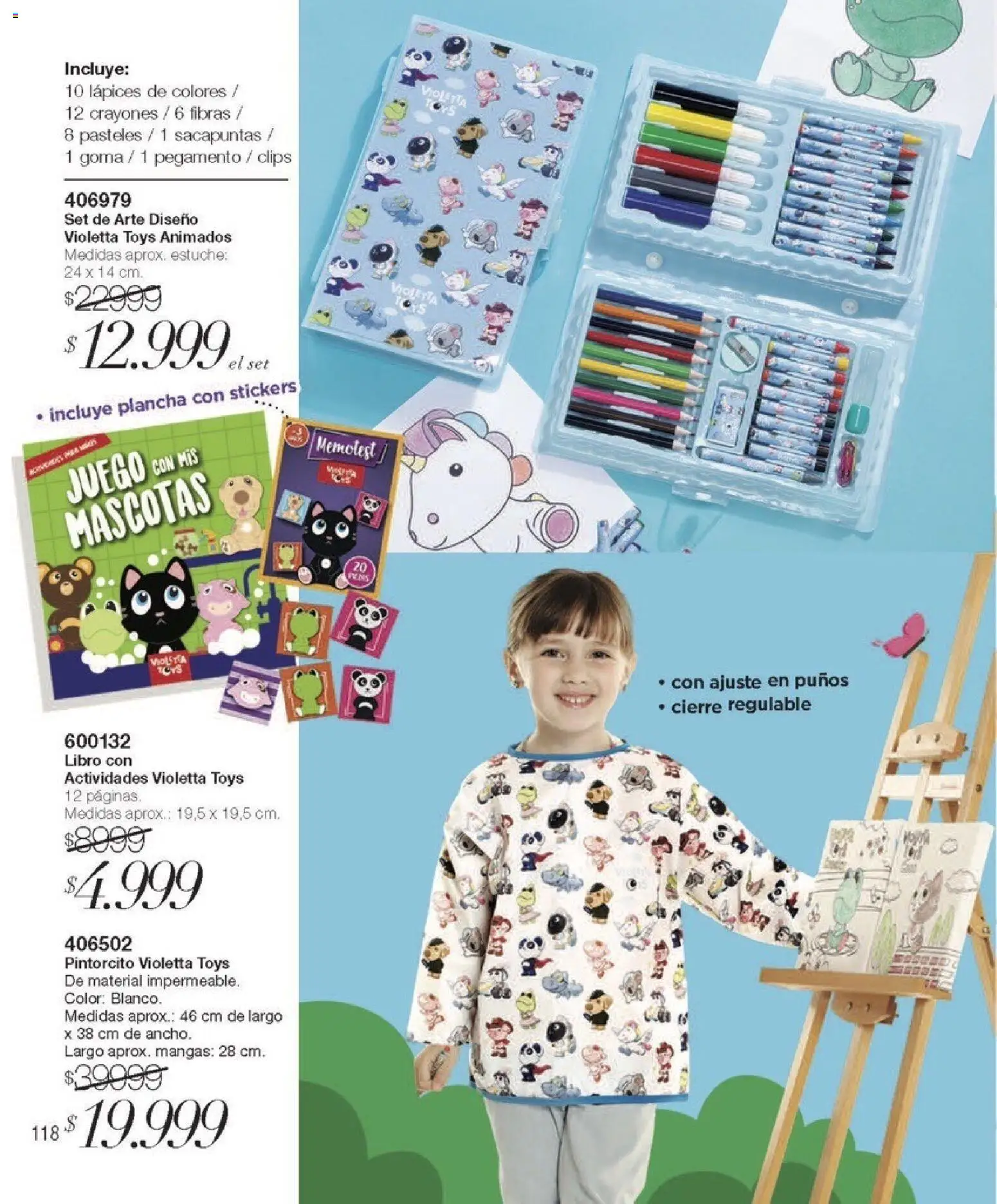 Violetta - Violetta Cosméticos │ válido desde el 09.03.2026 | Página: 640 | Productos: Sacapuntas, Pegamento, Plancha, Estuche