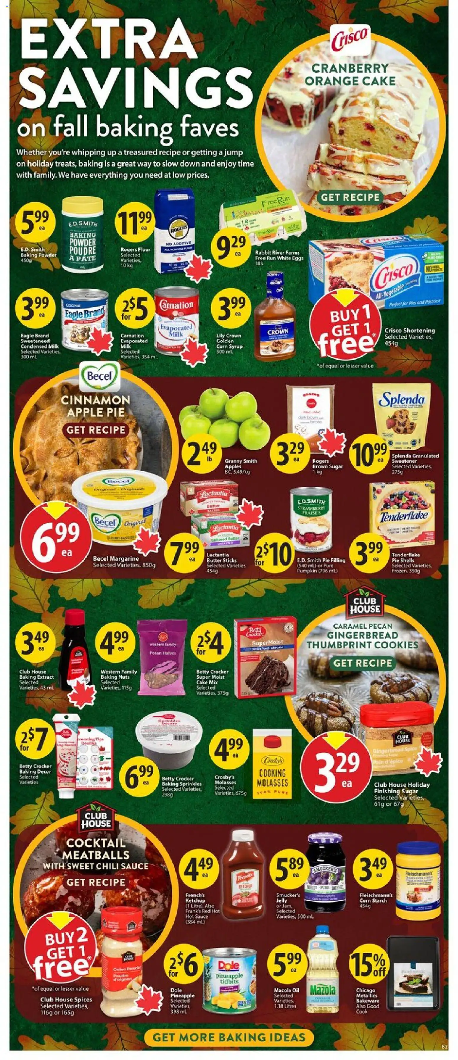 Save on foods flyer valid from 06.11.2025 | Page: 3 | Products: Nuts, Butter, Eggs, Oil