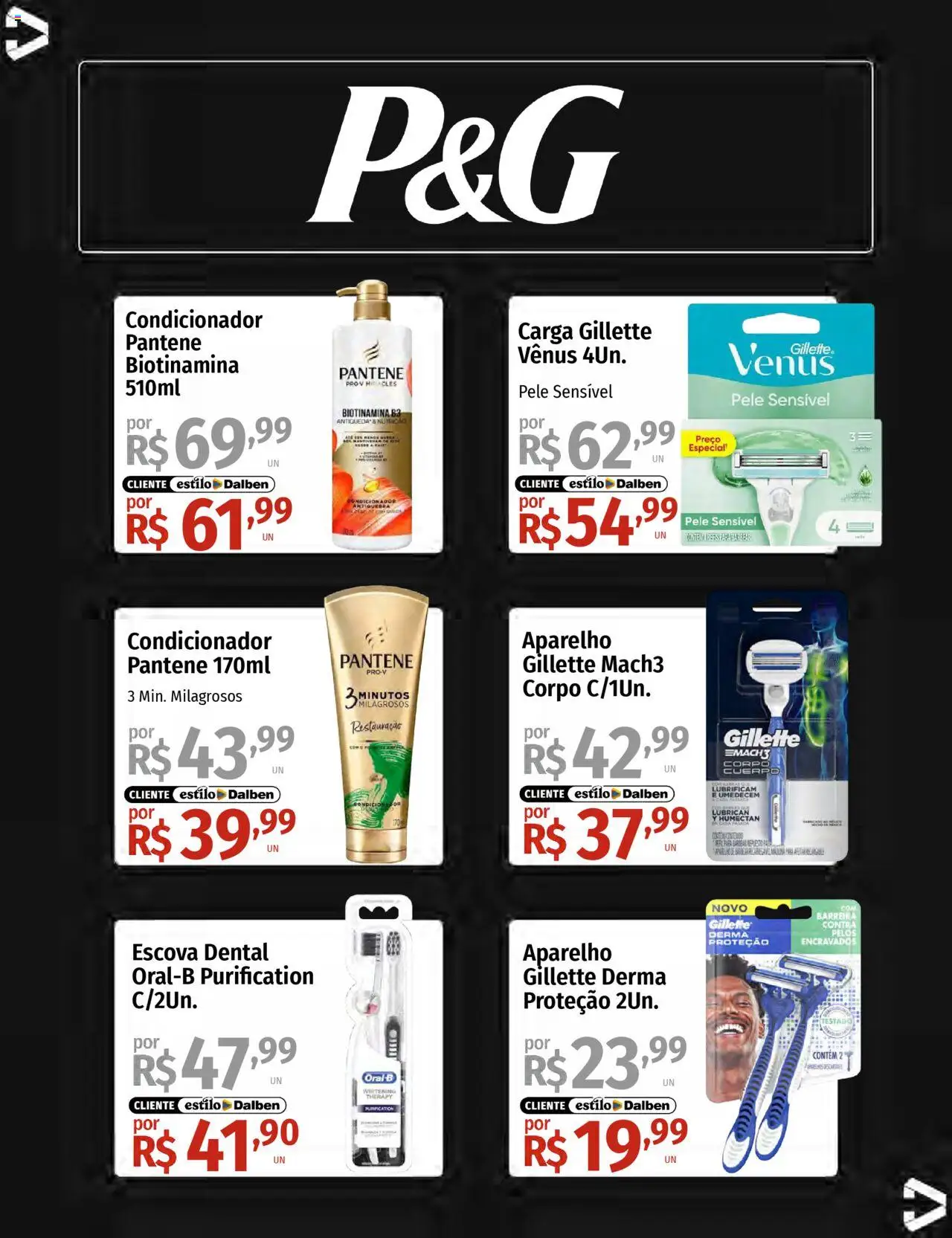 Supermercado Dalben Folheto - válido de 23.07.2025 | Página: 30 | Produtos: Condicionador, Escova