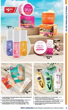 Preview of Catalogue Aldi - valid from 22.10.2025 | Page: 19 | Products: Bb cream, Mask, Lotion, Vaseline