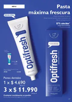 Oriflame ofertas  válido desde el 28.03.2026 | Página: 127 | Productos: Pasta
