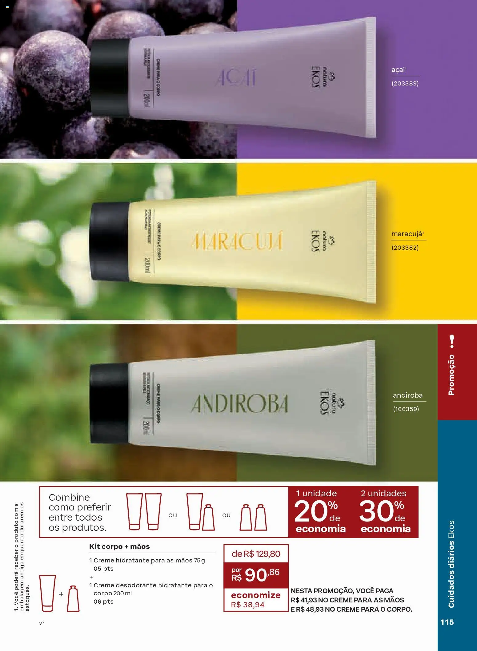 Natura Folheto - válido de 26.12.2025 | Página: 115 | Produtos: Desodorante, Creme