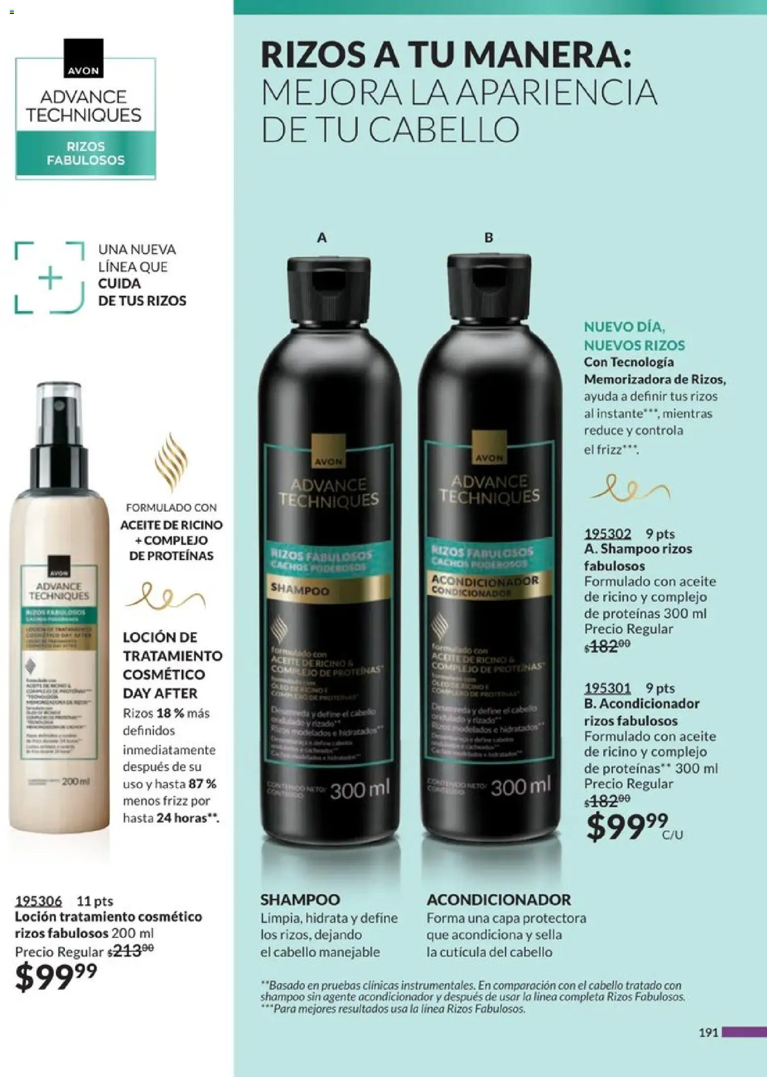 Nuevas ofertas de AVON válidas en toda la República Mexicana desde el 20.12.2025. ¡Encuentra las mejores ofertas en AVON campaña 1 2026! | Página: 200 | Productos: Aceite, Loción, Acondicionador