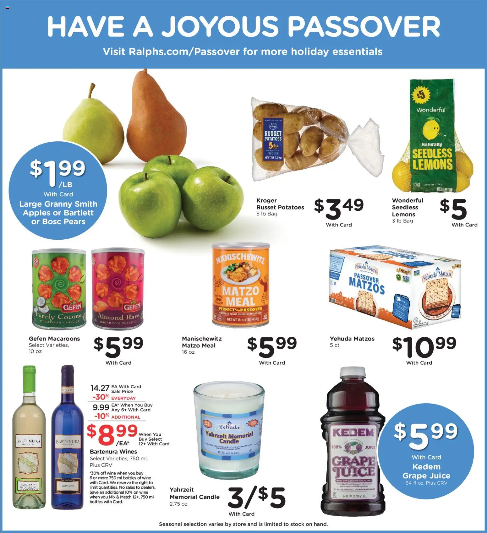 Ralphs Weekly Ad - valid from 25.03.2026 | Page: 13 | Products: Apples, Potatoes, Macaroon, Bag