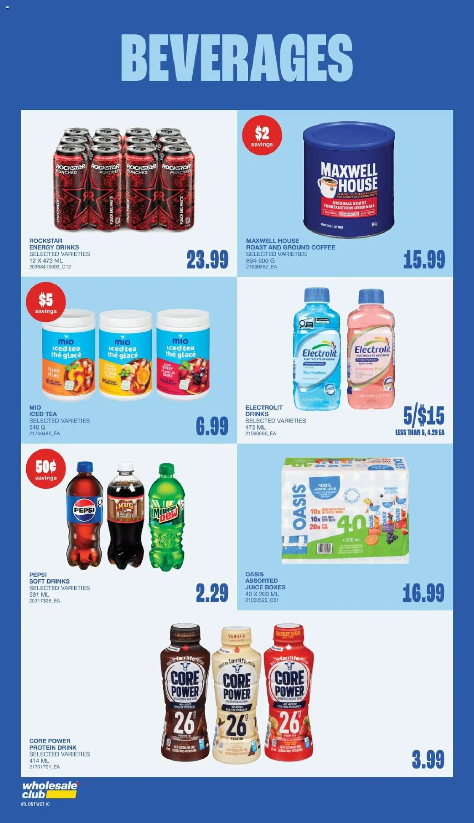 Wholesale Club flyer valid from 23.04.2026 | Page: 17 | Products: Tea, Coffee, Chocolate, Juice