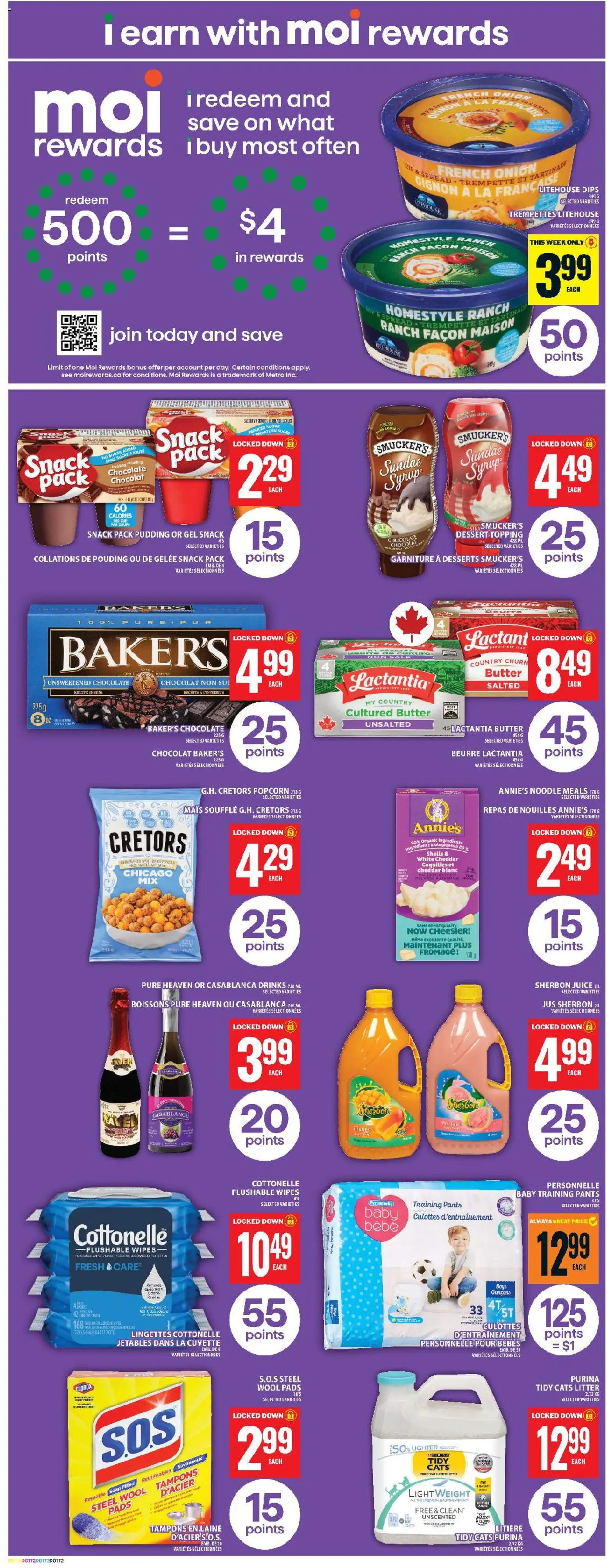 Food Basics flyer valid from 18.12.2025 | Page: 15 | Products: Soap, Butter, Chocolate, Pants