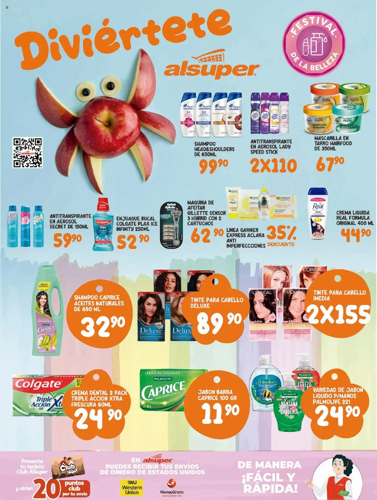 Nuevas ofertas de Alsuper válidas en toda la República Mexicana desde el 09.09.2025. ¡Encuentra las mejores ofertas en Alsuper - Folleto - Chihuahua Estado! | Página: 8 | Productos: Antitranspirante, Enjuague bucal, Jabón líquido, Crema