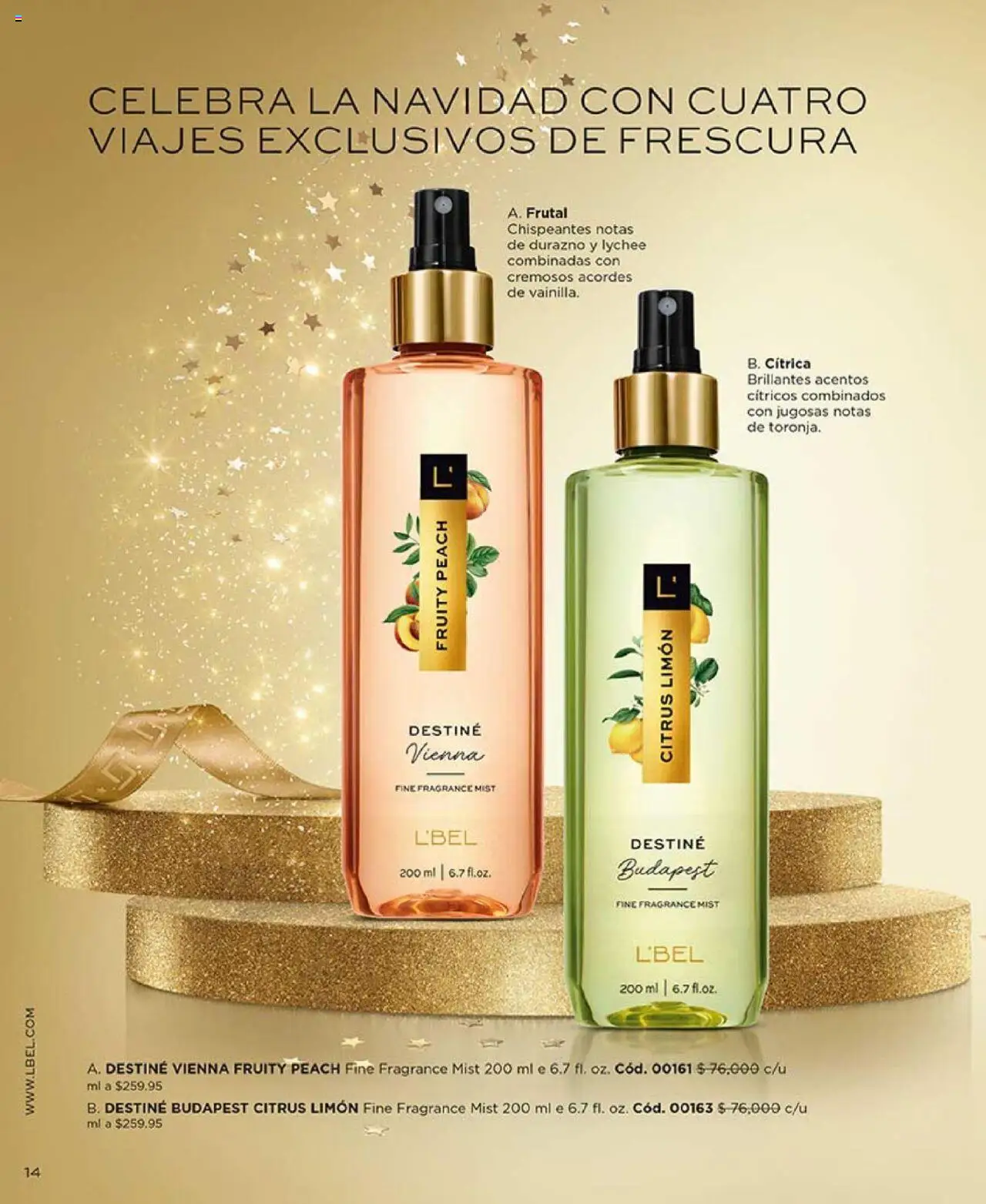 L'Bel revista - valida desde el 14.10.2025 | Página: 14 | Productos: Limón, Durazno