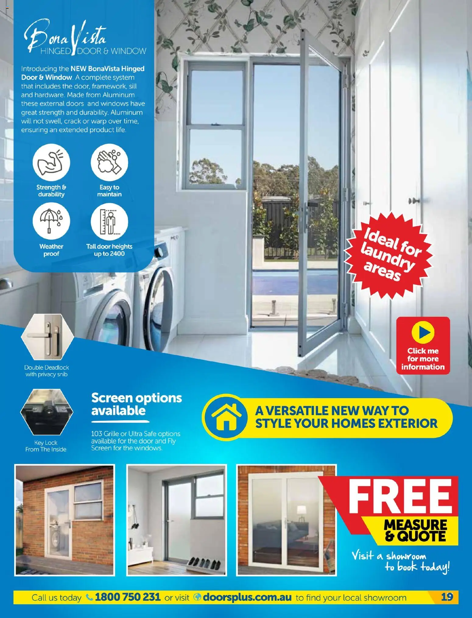 Doors Plus catalogue - valid from 01.11.2025 | Page: 19 | Products: Window, Laundry, Safe, Screen