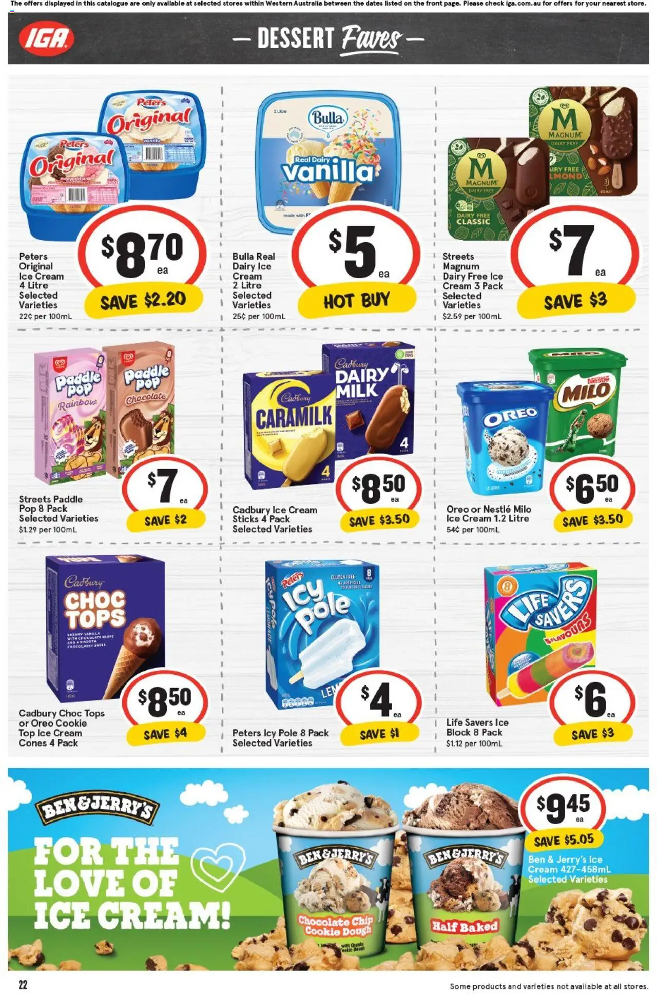 IGA catalogue - valid from 08.10.2025 | Page: 25 | Products: Dairy, Chocolate, Cream, Ice cream