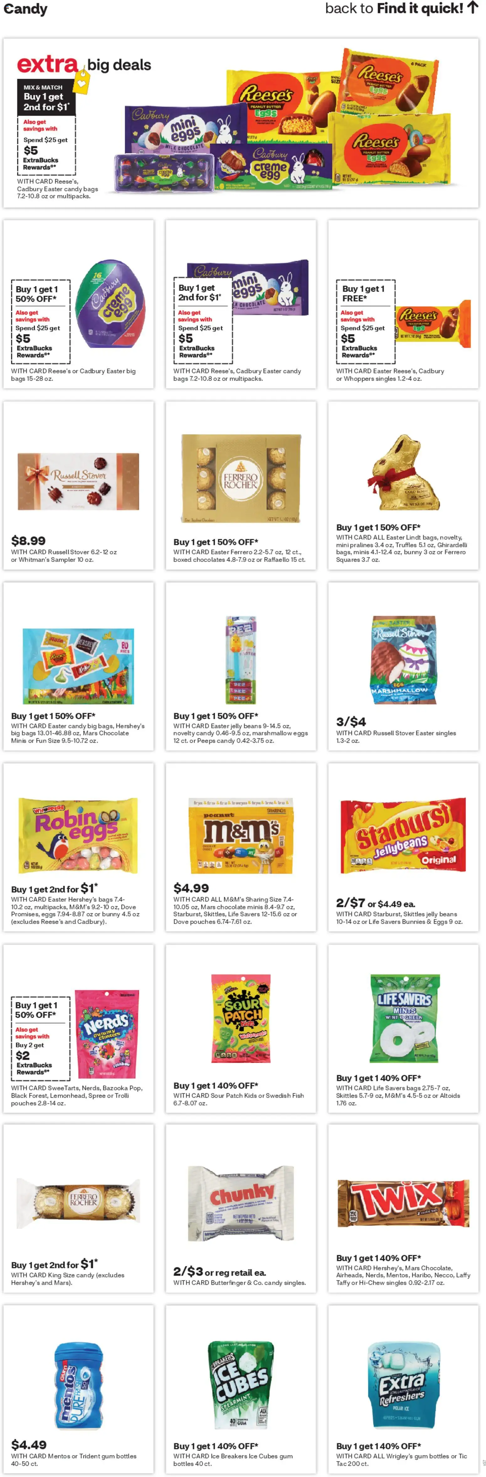 CVS Pharmacy Weekly Ad - WA - valid from 08.03.2026 | Page: 16 | Products: Milk, Butter, Eggs, Fish