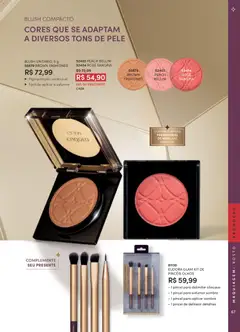 Eudora - Revista 17/2025 - Pré-Visualização do folheto da loja Eudora, válido de 10.11.2025 | Página: 67 | Produtos: Maquiagem, Blush, Pincel