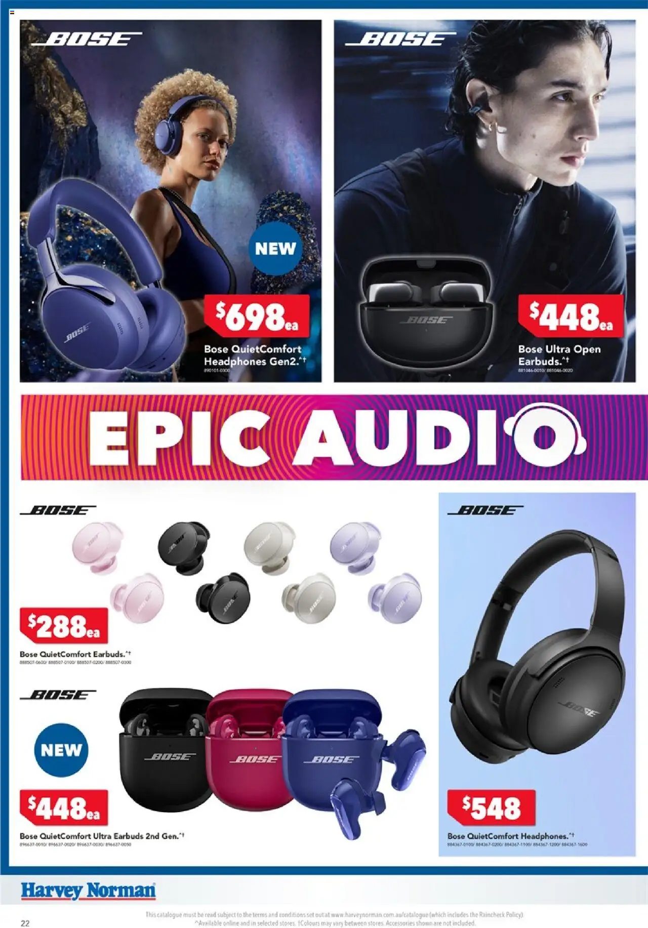 Harvey Norman catalogue - valid from 10.10.2025 | Page: 22 | Products: Accessories, Audio, Headphones