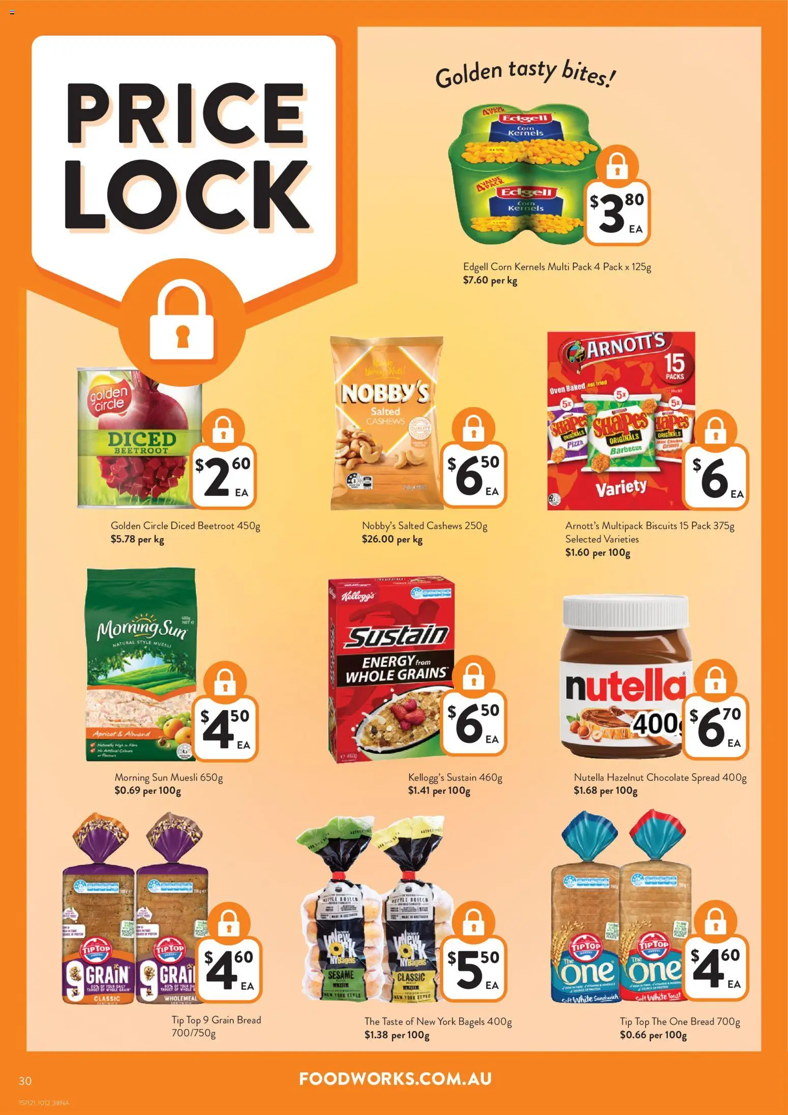 Foodworks catalogue - valid from 10.12.2025 | Page: 30 | Products: Bread, Pizza, Biscuits, Oven