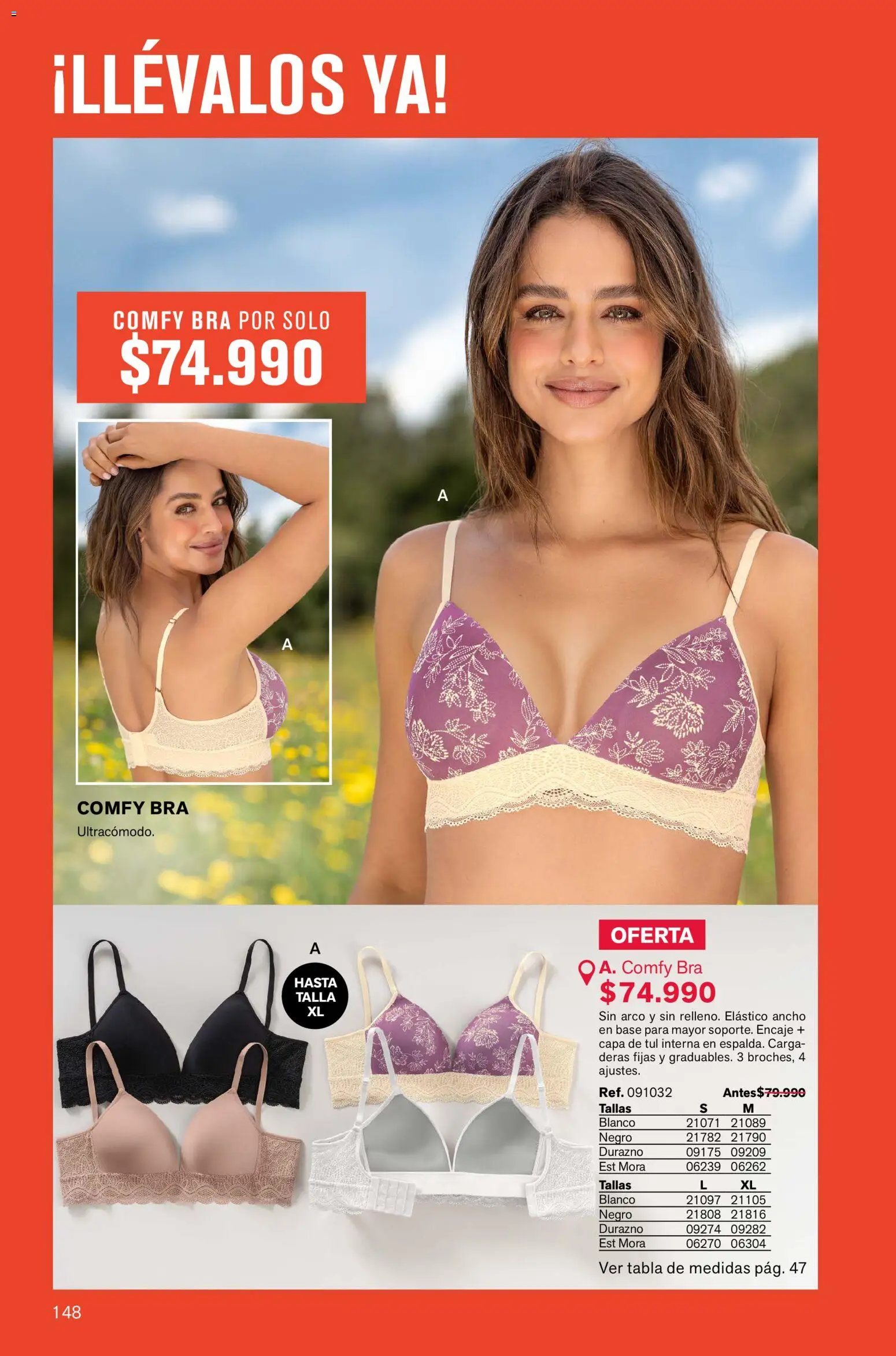 Leonisa revista - valida desde el 02.01.2026 | Página: 148 | Productos: Mora, Durazno