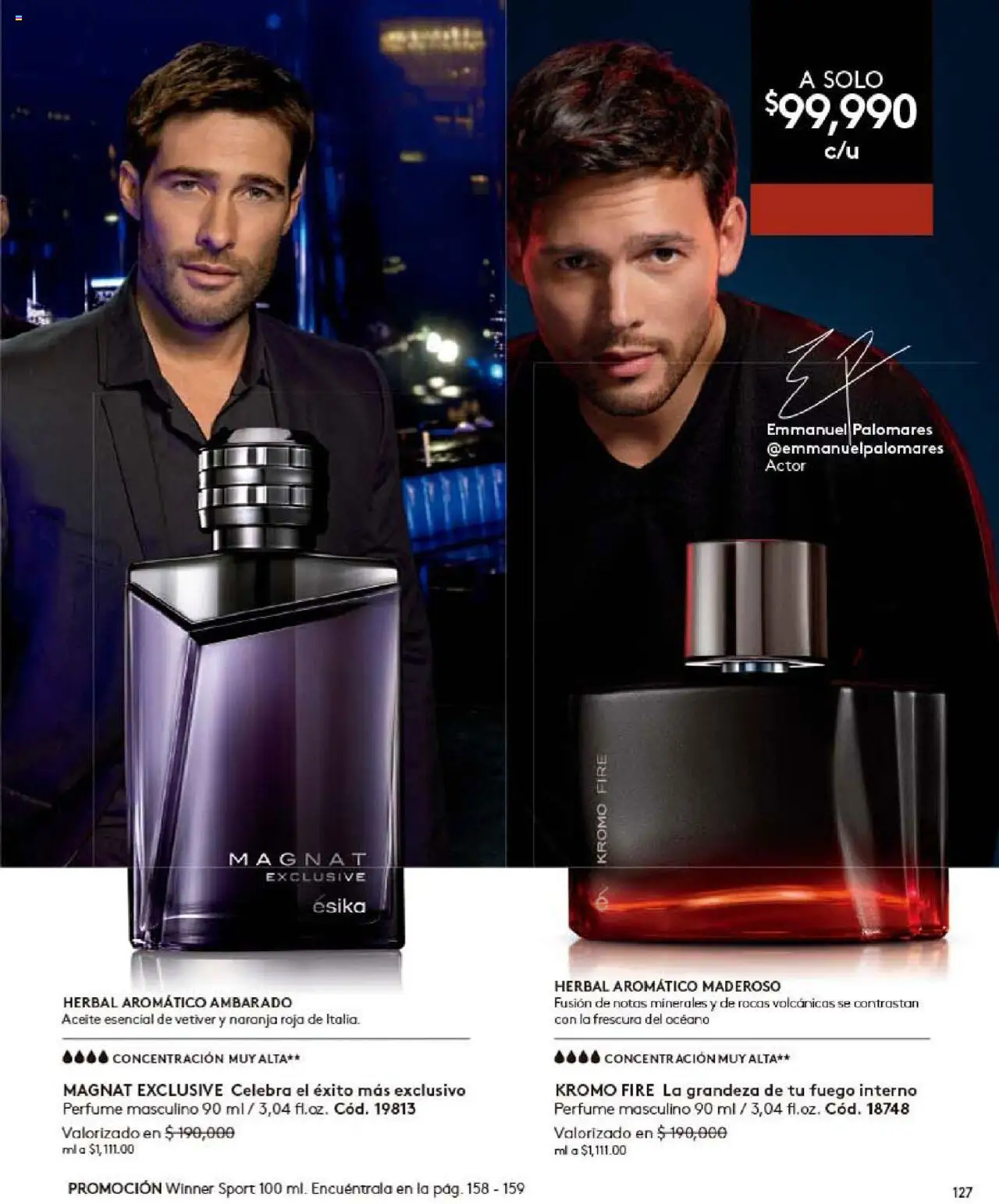 Ésika revista - valida desde el 24.09.2025 | Página: 127 | Productos: Perfume, Aceite