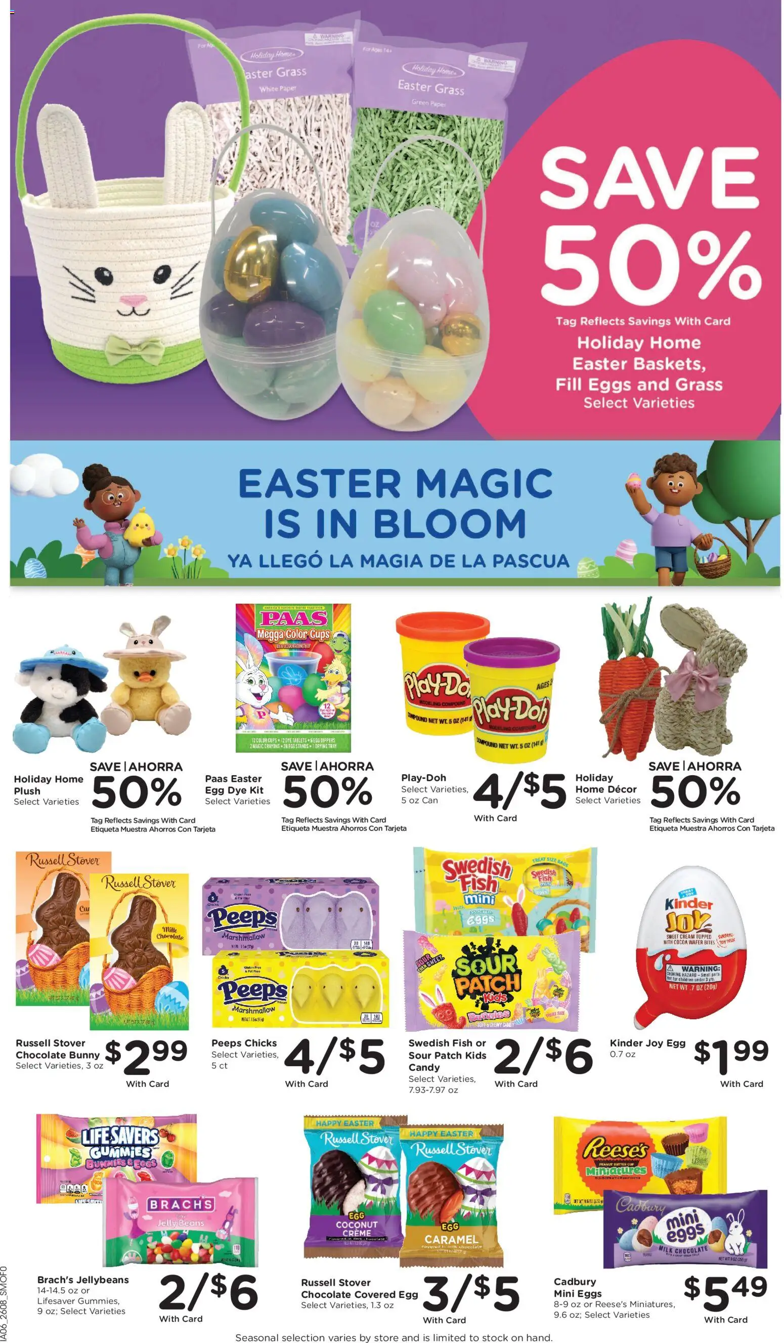 Smith's Weekly Ad - valid from 25.03.2026 | Page: 8 | Products: Milk, Butter, Chocolate, Cream