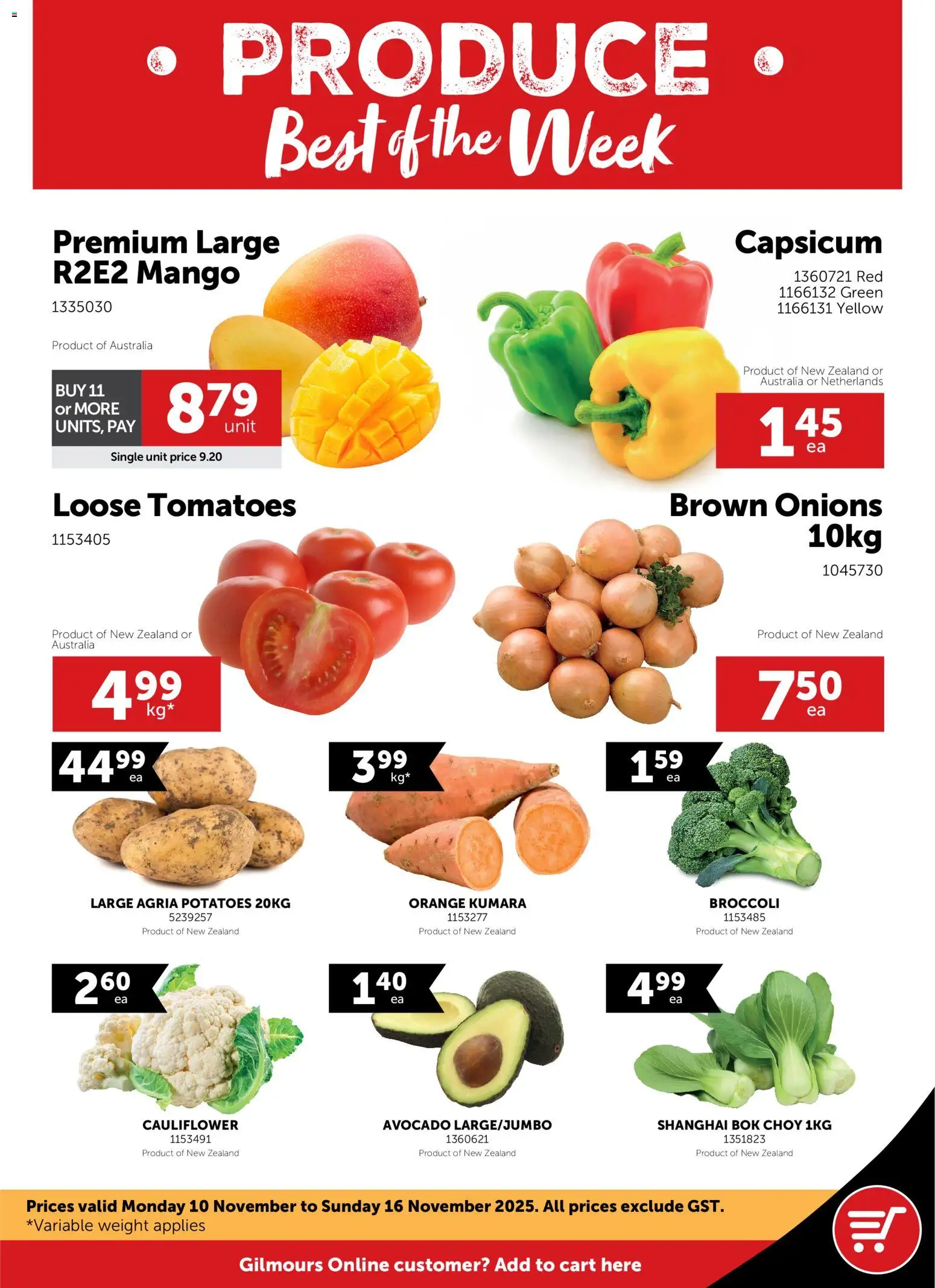 Gilmours catalogue from 20.10.2025 | Page: 1