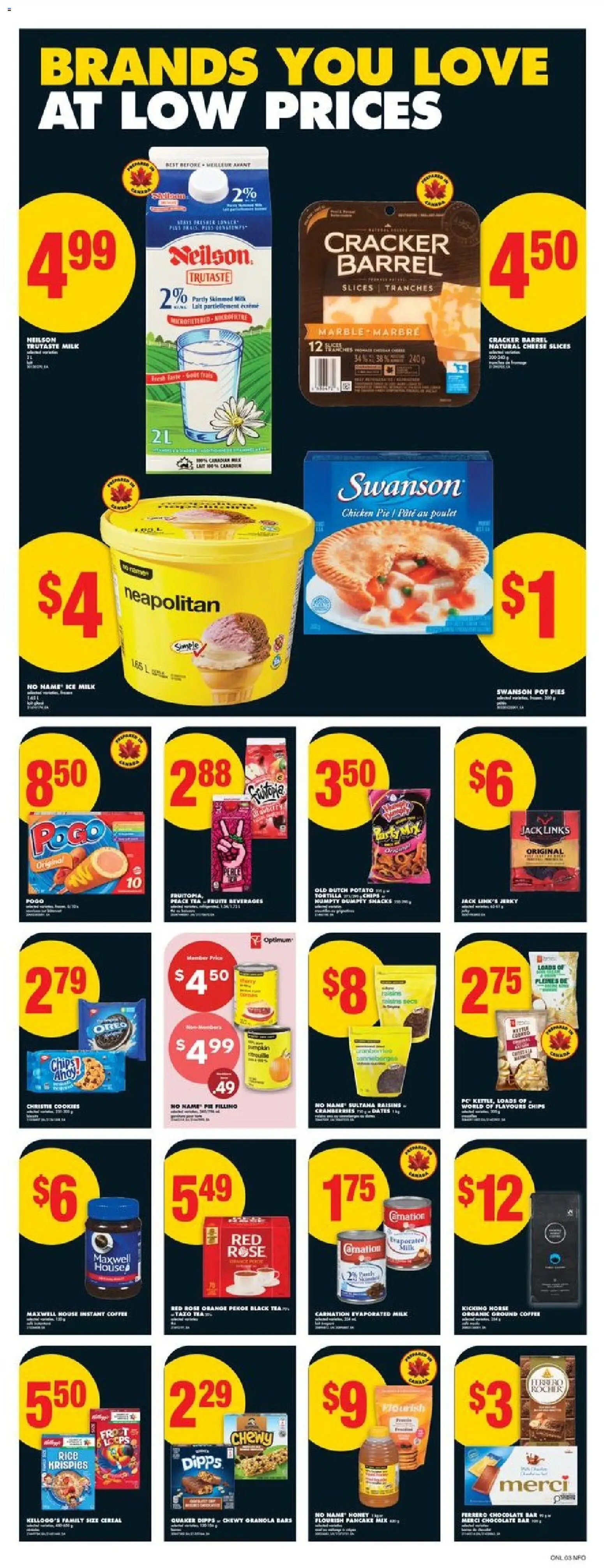 No Frills flyer valid from 29.01.2026 | Page: 11 | Products: Cookies, PC, Cheese, Chicken
