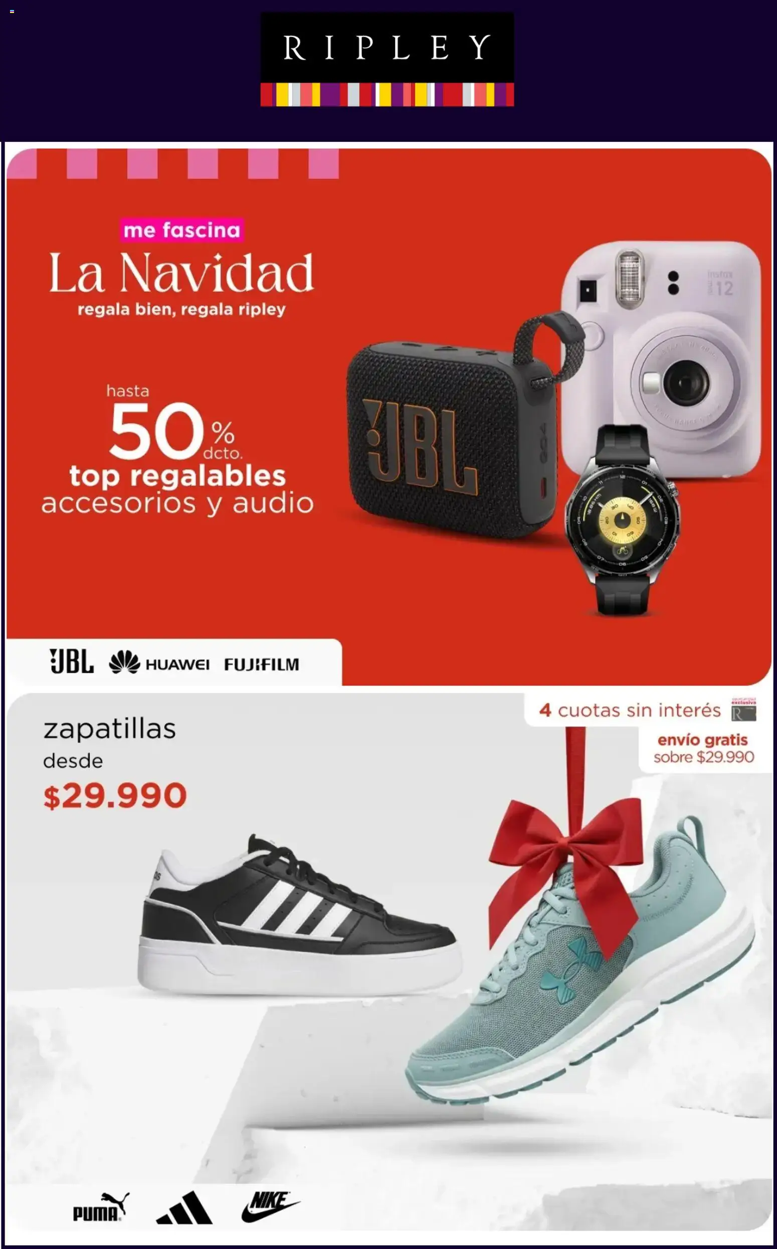 Ripley ofertas  │ válido desde el 08.12.2025 | Página: 2 | Productos: Audio, Top, Sobre, Zapatillas