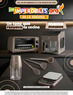 Ara - Imperdibles ara de la semana -  Vista previa de la revista de la tienda Ara valido desde el 26.02.2026