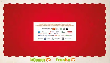 Vista previa de La Comer folleto, nuevo folleto de la tienda, válido en México a partir del 05.12.2025 | Página: 22 | Productos: Banco