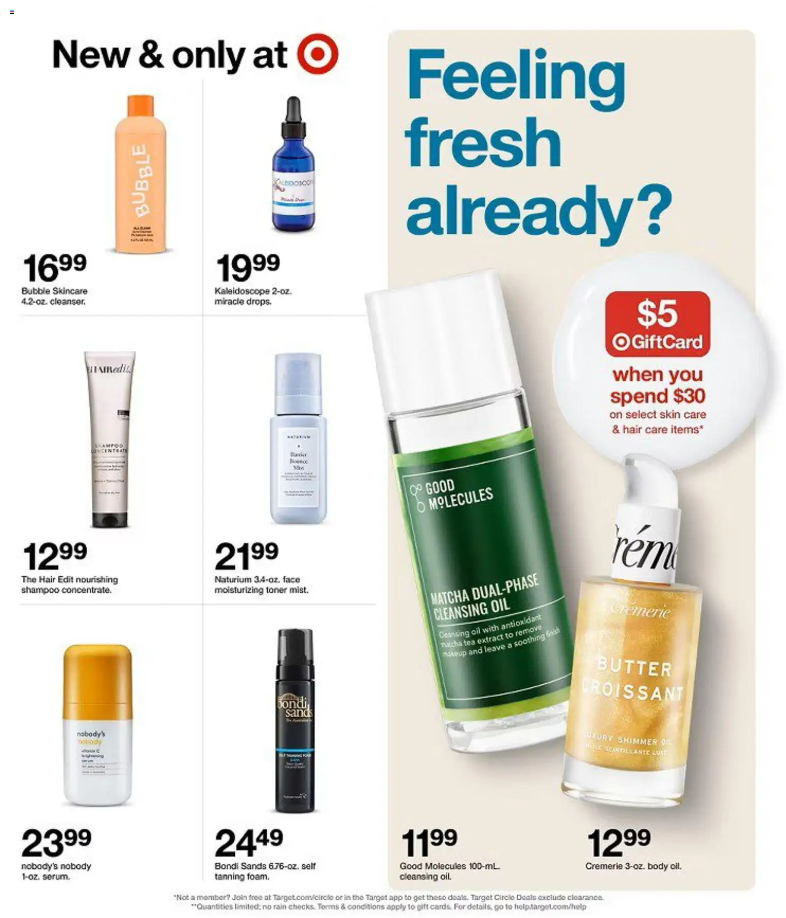 Target Weekly Ad - valid from 01.03.2026 | Page: 4 | Products: Shampoo, Butter, Tea, Toner