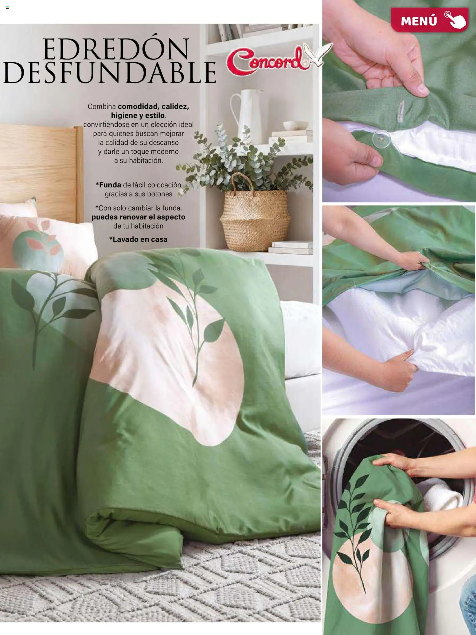 Nuevas ofertas de Colchas Concord válidas en toda la República Mexicana desde el 01.02.2026. ¡Encuentra las mejores ofertas en Colchas Concord catálogo! | Página: 12