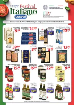 Comper - Ofertas Festival Italiano - Pré-Visualização do folheto da loja Comper, válido de 31.07.2025