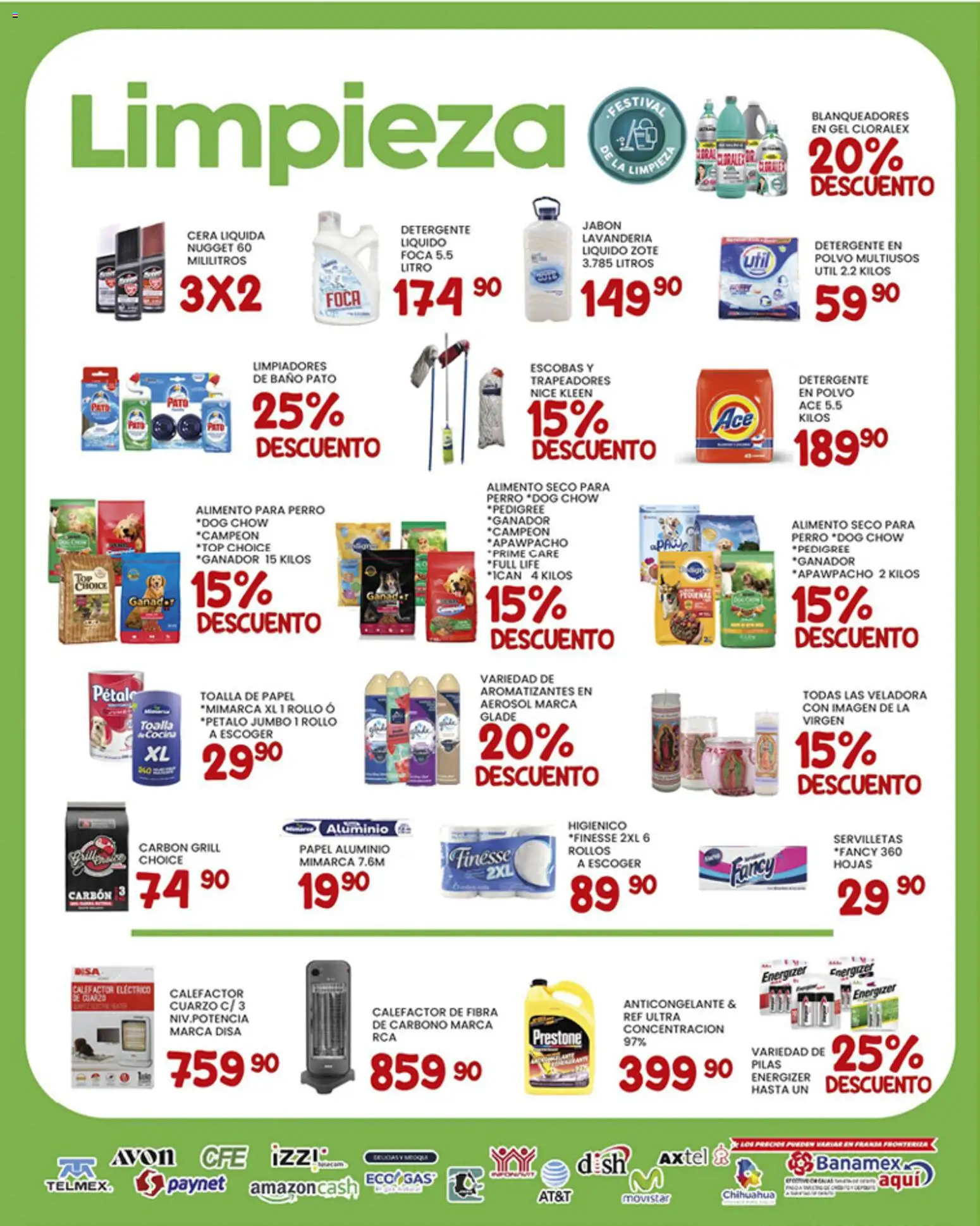 Nuevas ofertas de Alsuper válidas en toda la República Mexicana desde el 30.01.2026. ¡Encuentra las mejores ofertas en Alsuper folleto! | Página: 5 | Productos: Toalla, Top, Baño, Pilas