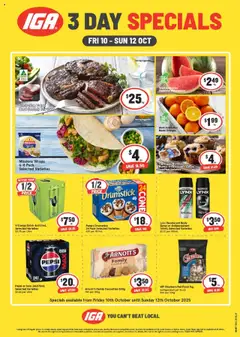 Preview of IGA - Weekend Specials WA - valid from 10.10.2025