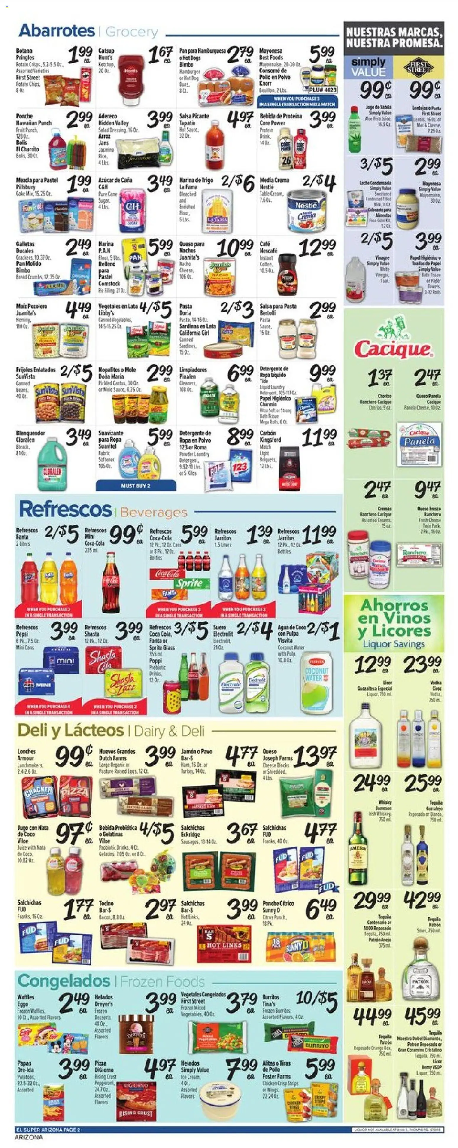 El Super Weekly Ad - AK - valid from 01.04.2026 | Page: 2 | Products: Pan, Cream, Water, Sugar