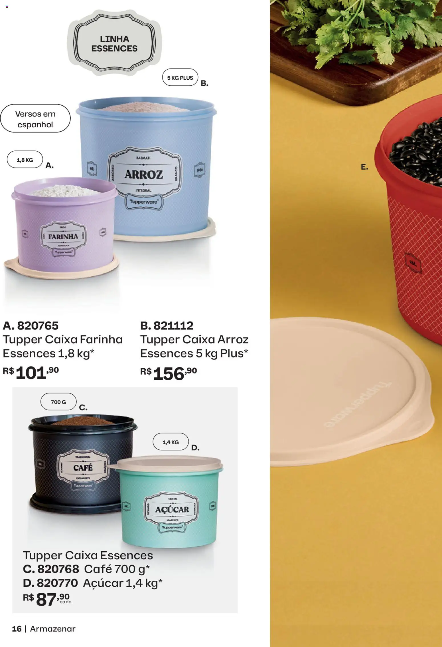 Tupperware Folheto - válido de 01.03.2026 | Página: 16 | Produtos: Caixa, Café, Arroz, Açúcar