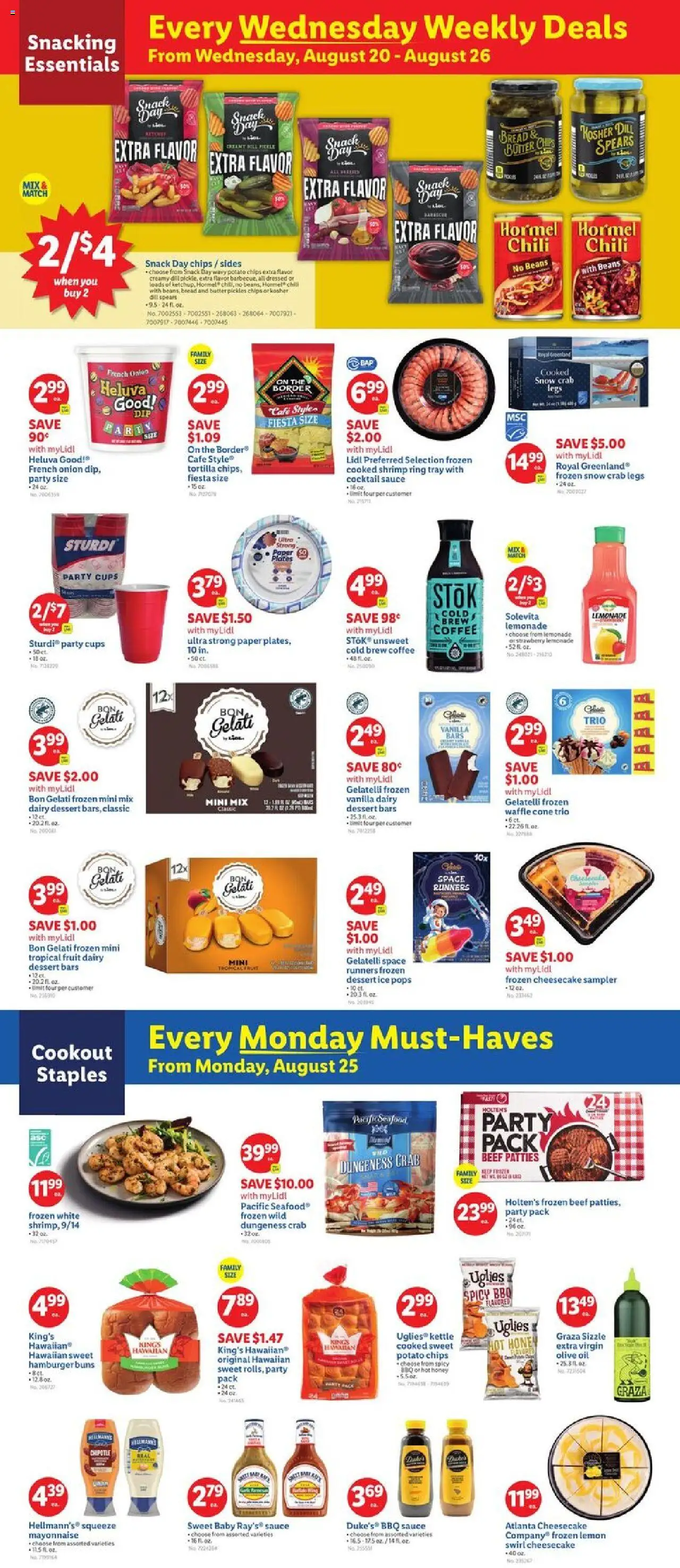 Lidl Weekly Ad - DC - valid from 20.08.2025 | Page: 3 | Products: Ring, Sauce, Lemon, Kettle