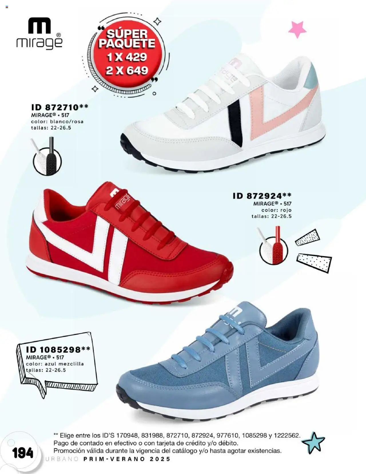 Nuevas ofertas de Price Shoes válidas en toda la República Mexicana desde el 24.01.2025. ¡Encuentra las mejores ofertas en Price Shoes catálogo Urbano! | Página: 194