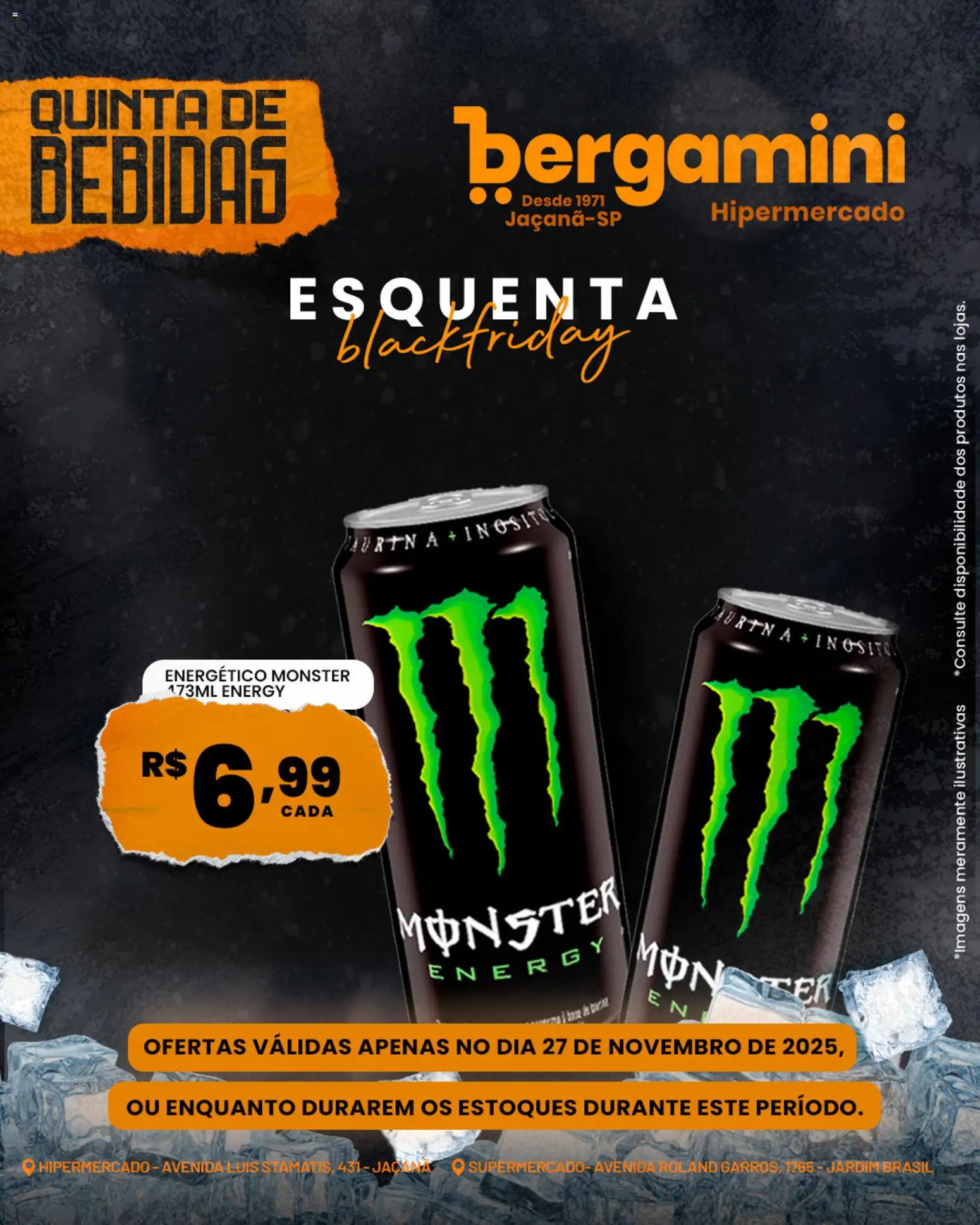 Supermercado Bergamini Folheto - válido de 27.11.2025 | Página: 11 | Produtos: Energético, Monster
