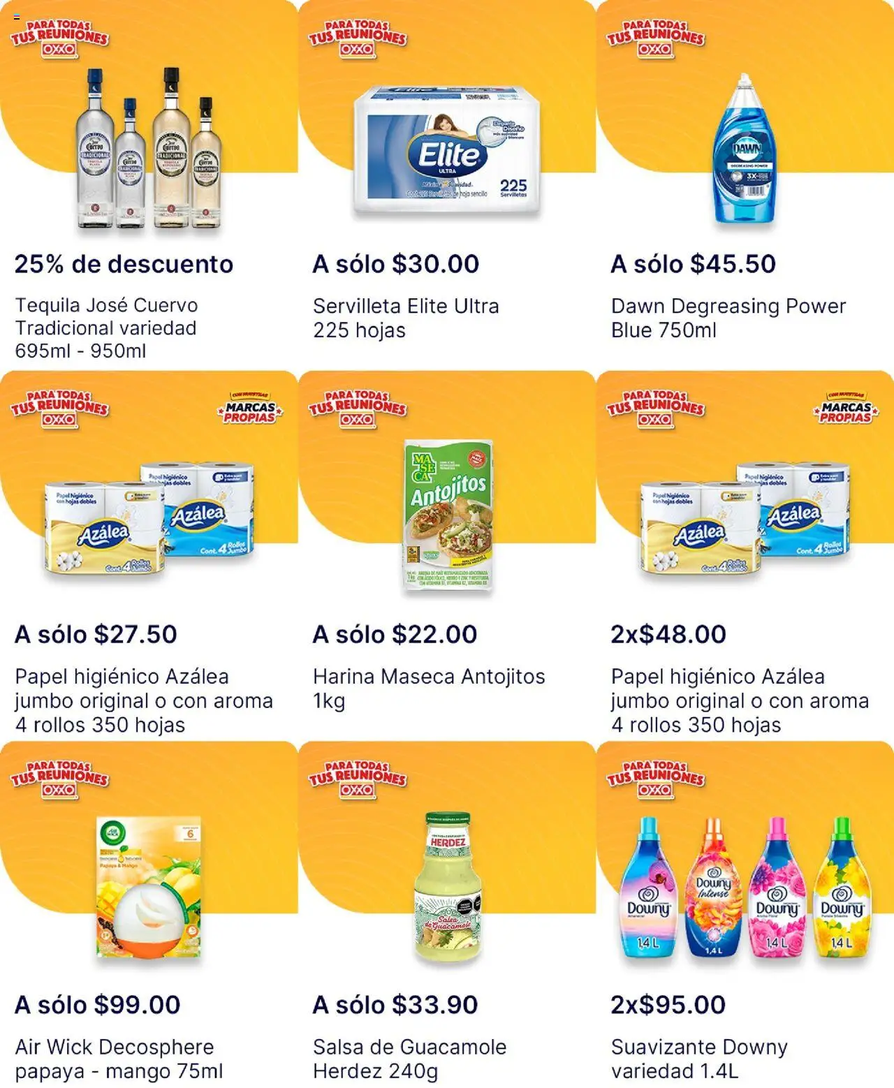 Nuevas ofertas de OXXO válidas en toda la República Mexicana desde el 21.08.2025. ¡Encuentra las mejores ofertas en OXXO - Folleto! | Página: 4 | Productos: Mango, Tequila, Suavizante, Papel higiénico