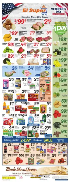 Preview of El Super weekly ads valid from 05.11.2025