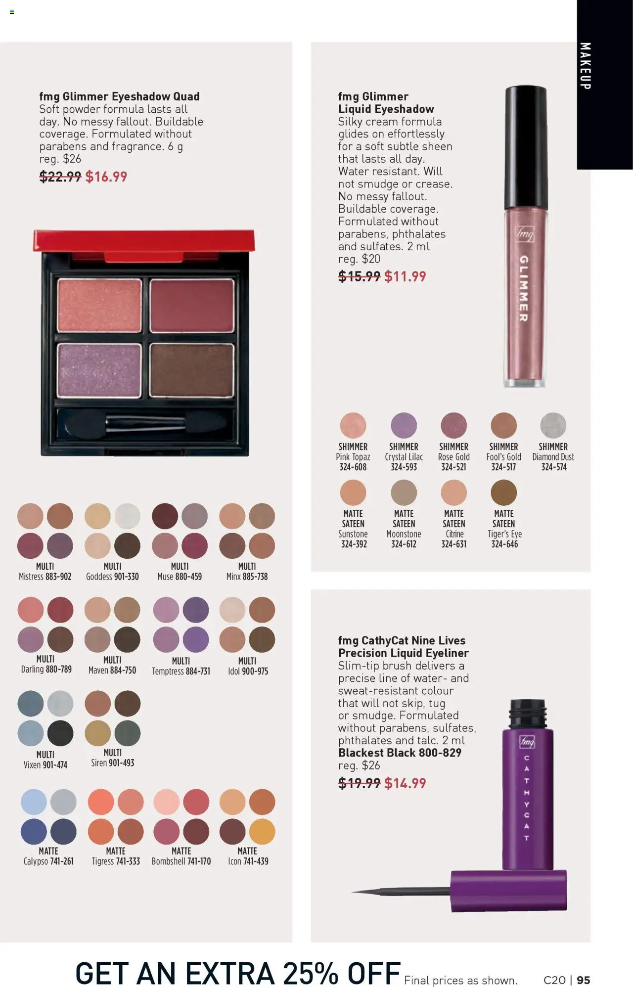 Avon flyer valid from 25.09.2025 | Page: 95 | Products: Cream, Powder, Brush, Eyeliner