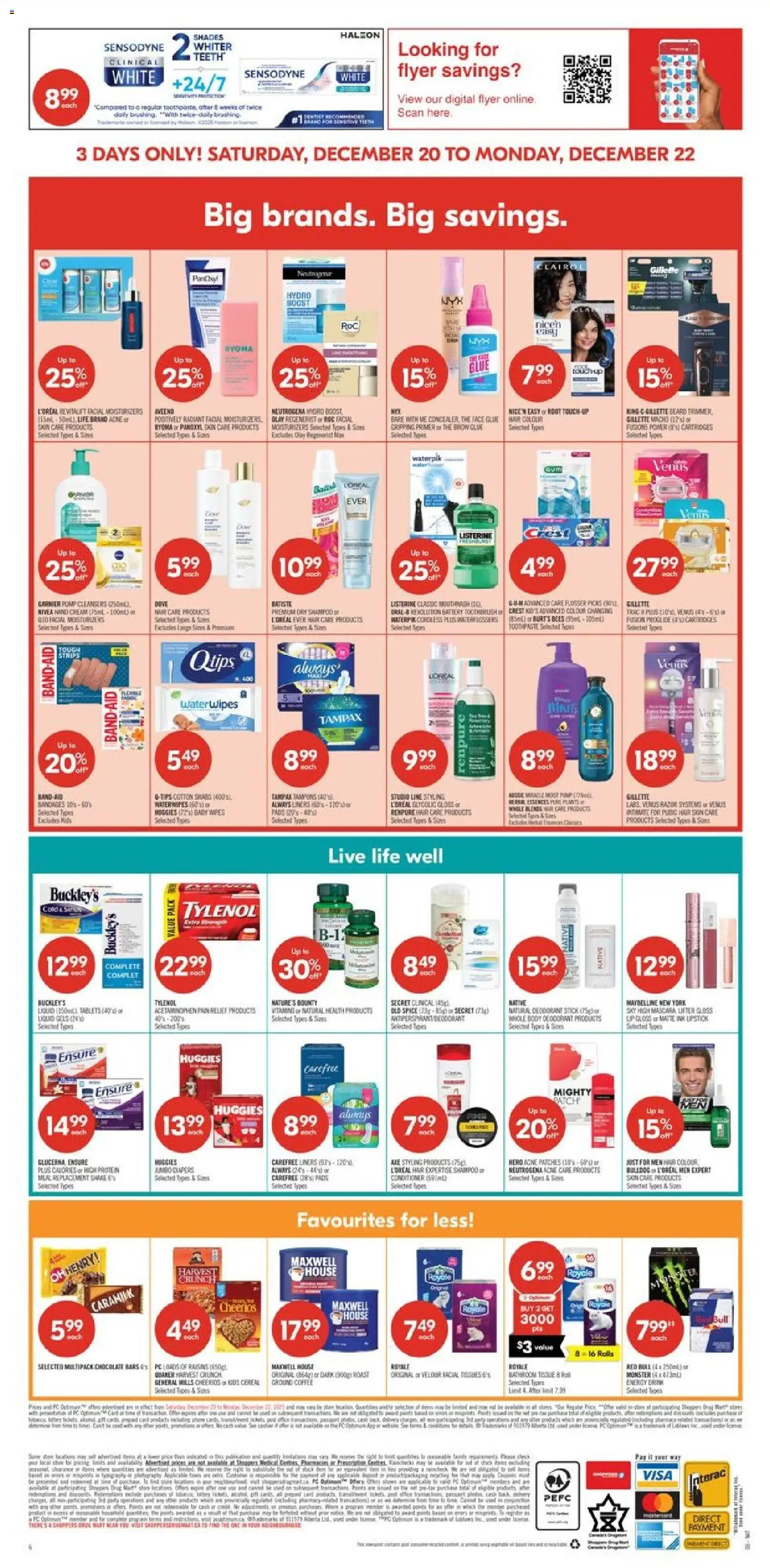 Shoppers flyer valid from 20.12.2025 | Page: 15 | Products: Lipstick, Lip gloss, Deodorant, Chocolate
