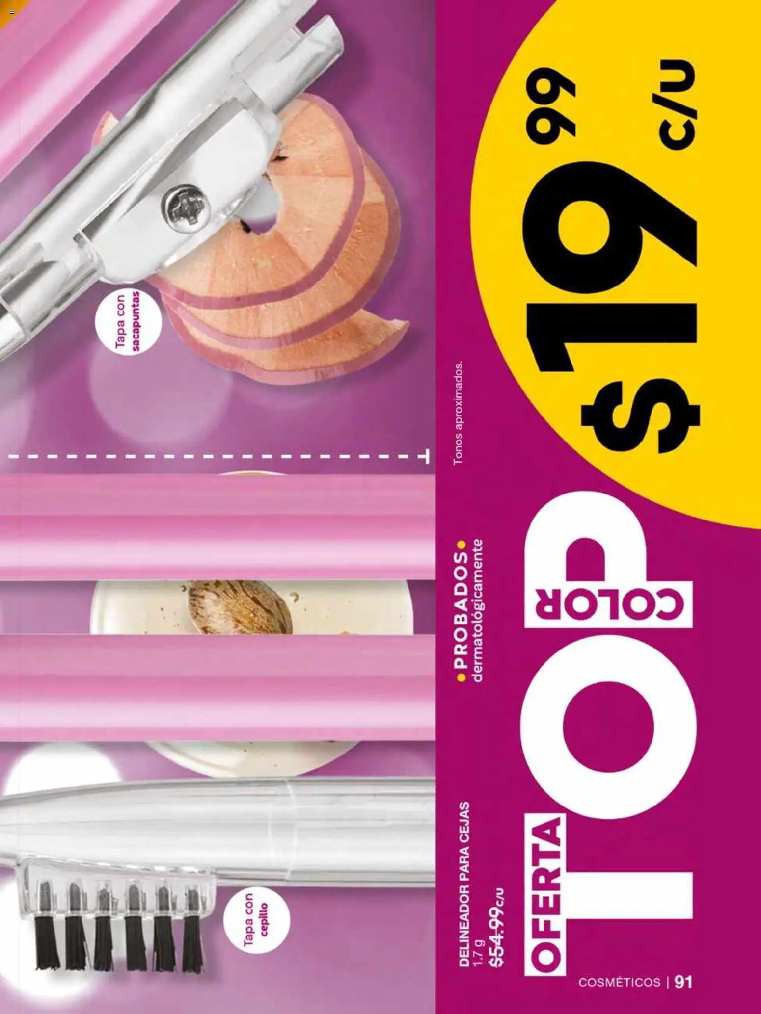 Nuevas ofertas de Fuller válidas en toda la República Mexicana desde el 12.11.2025. ¡Encuentra las mejores ofertas en Fuller campaña 16 2025! | Página: 93 | Productos: Sacapuntas, Cepillo, Top, Delineador