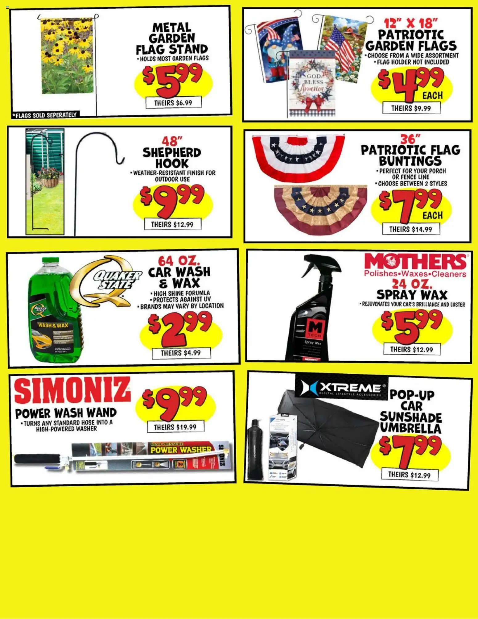Ollie's Ad - valid from 02.04.2026 | Page: 5 | Products: Hook, Umbrella, Washer