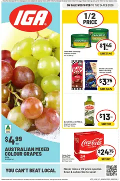 Preview of IGA Catalogue  - valid from 18.02.2026